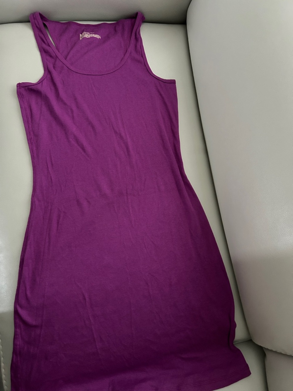 Mossimo Supply Co. Purple Racerback Tank Dress
